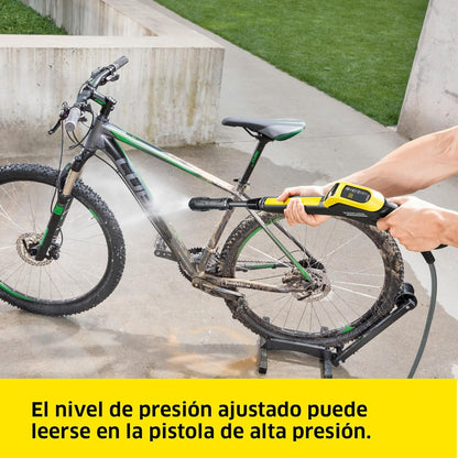2026 Kärcher Hidrolimpiadora K 4 Power Control, presión: 130 bar, caudal: 420 l/h, rendimiento: 30 m²/h, filtro de agua, 11,5 kg, pistola y manguera de alta presión, boquilla turbo, lanza pulverizadora