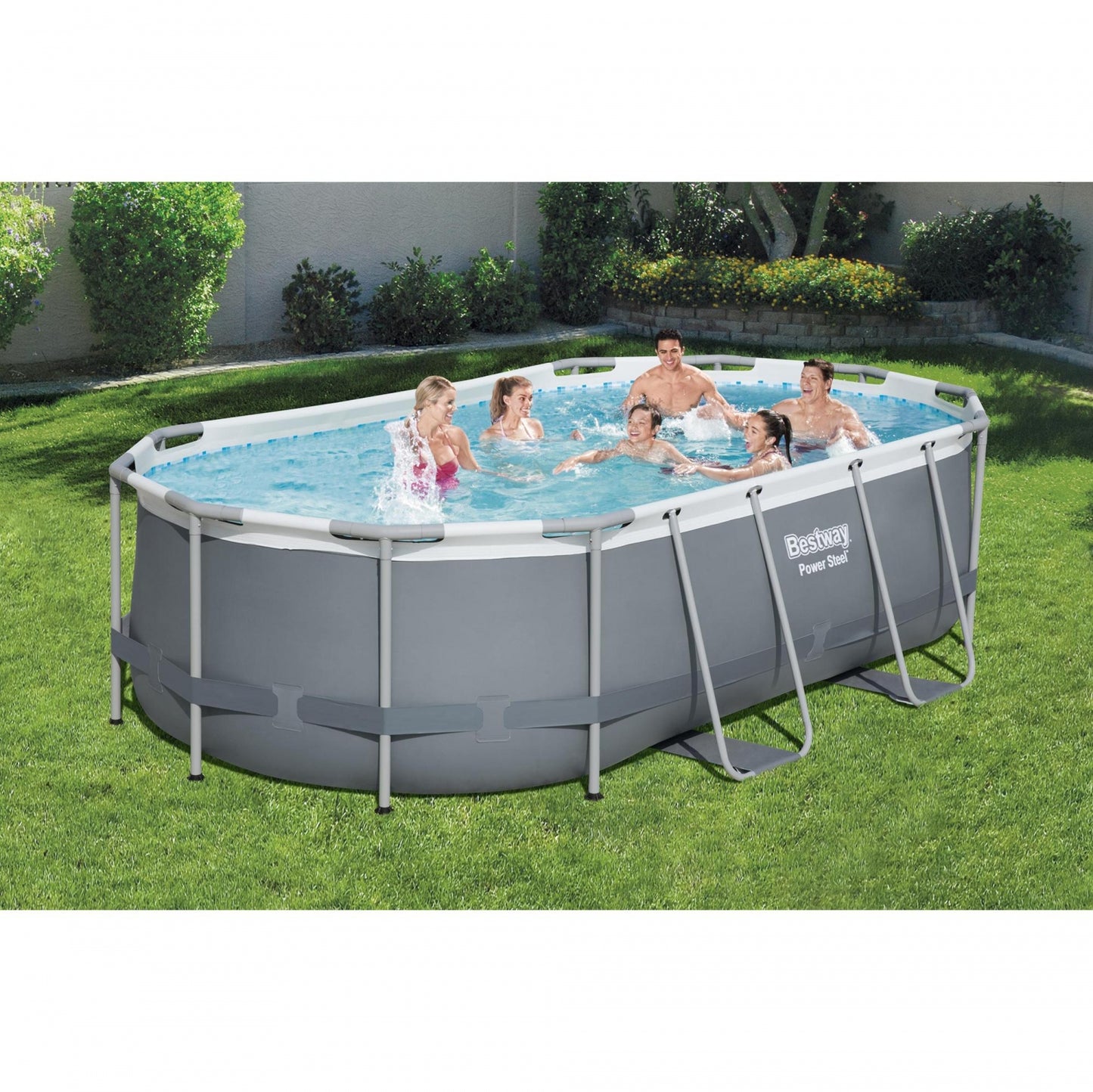 2026 Piscina Tubular Oval 427x250x100 cm