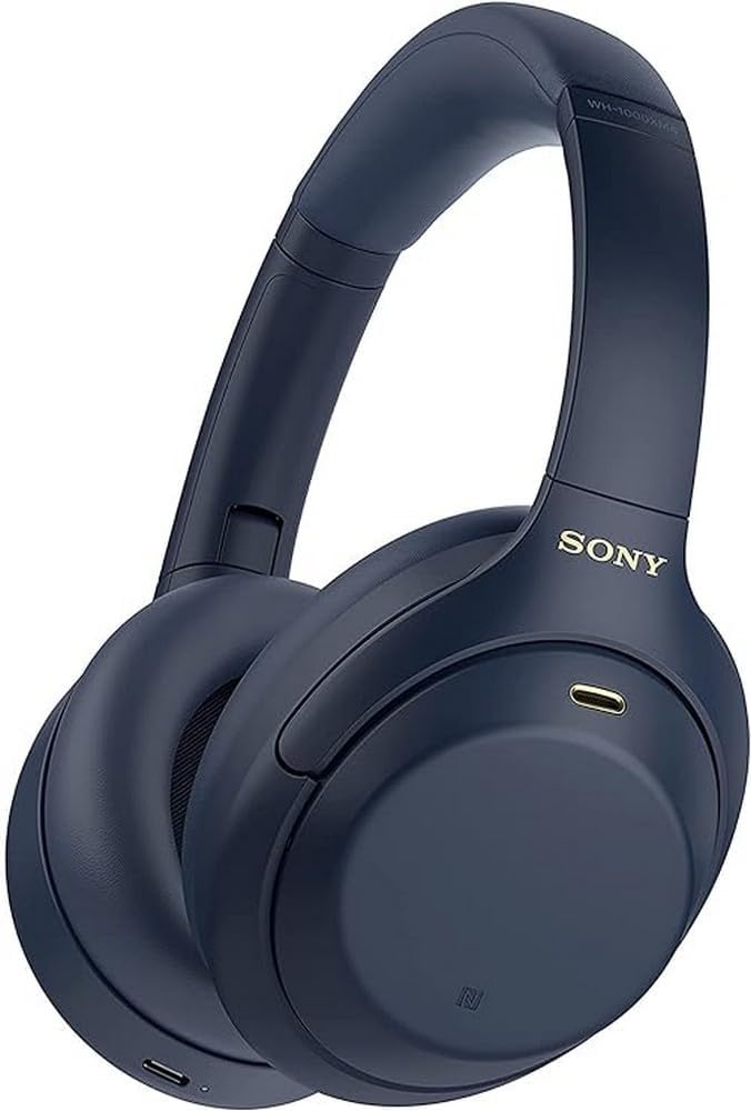 2026 Sony WH1000XM4L.CE7 Auriculares inalámbricos circumaurales con cancelación de Ruido, Autonomía de 30 Horas, para Alexa, Siri y Asistente de Google con micrófono, Color Azul (Midnight Blue)