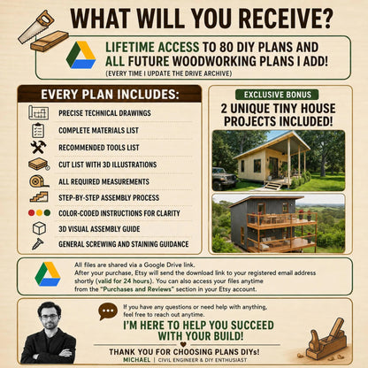 DIY Woodworking Plans Build Guide, Outdoor Garden Projects