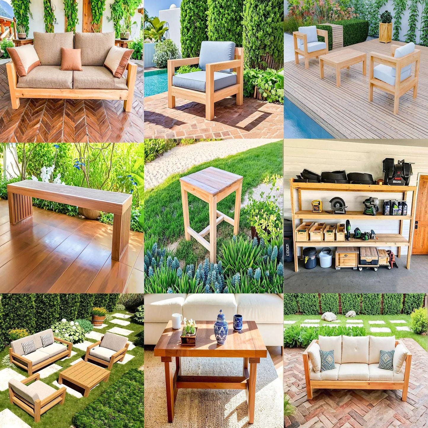 DIY Woodworking Plans Build Guide, Outdoor Garden Projects