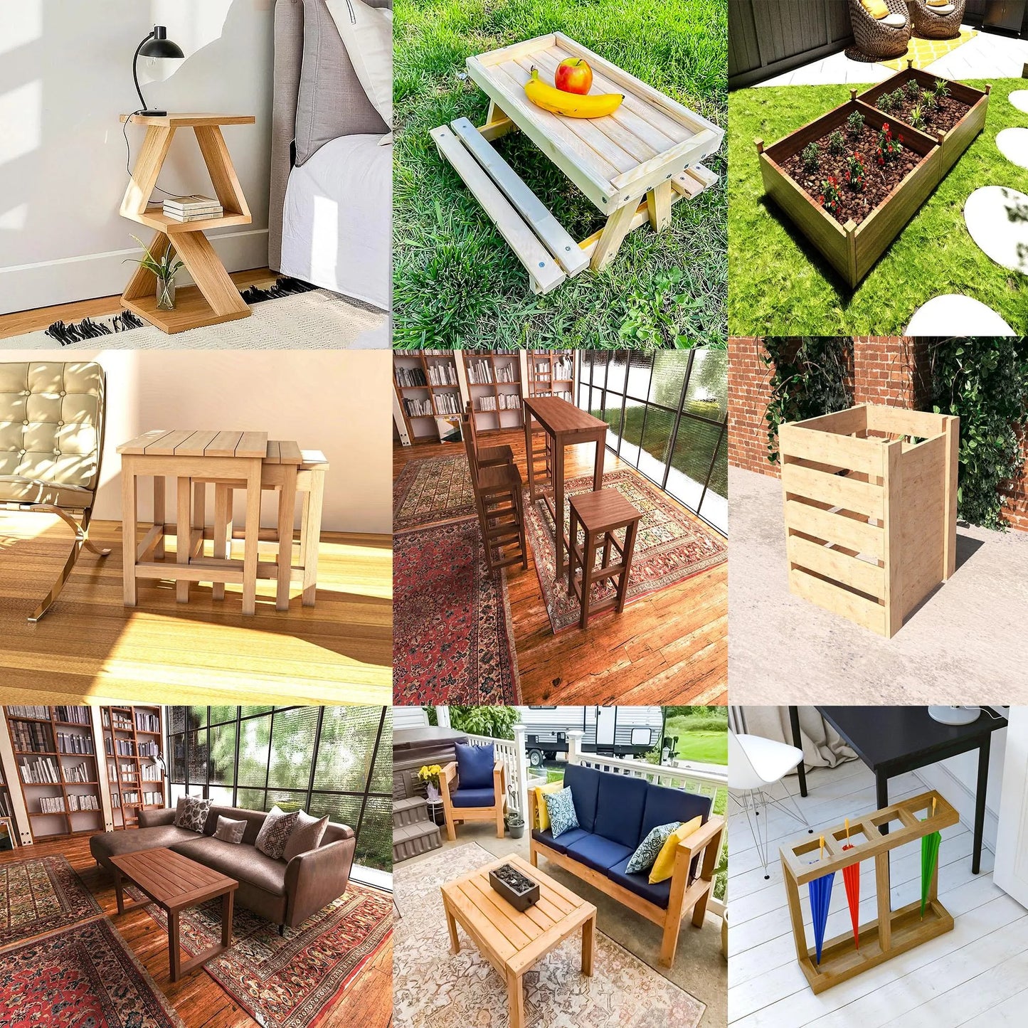 DIY Woodworking Plans Build Guide, Outdoor Garden Projects